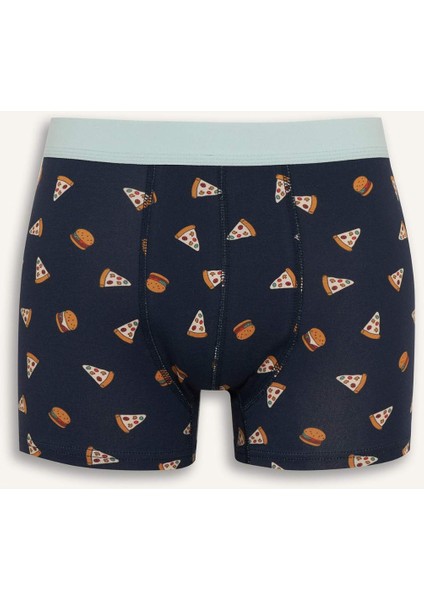 Regular Fit Baskılı 3'lü Boxer F9035AX25AU