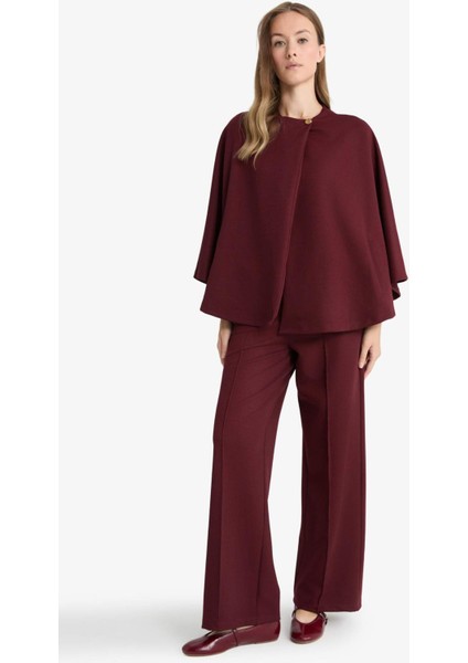 Regular Fit Bisiklet Yaka Cepli Pelerin Hırka F3686AX25AU fırsatları