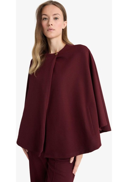 Regular Fit Bisiklet Yaka Cepli Pelerin Hırka F3686AX25AU indirimleri