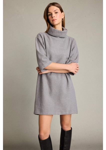 Balıkçı Yaka Yarım Kollu Mini Elbise G3793AX25WN modelleri