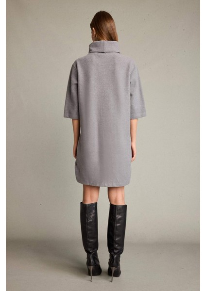 Balıkçı Yaka Yarım Kollu Mini Elbise G3793AX25WN indirimleri