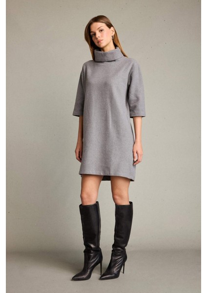 Balıkçı Yaka Yarım Kollu Mini Elbise G3793AX25WN fiyatları