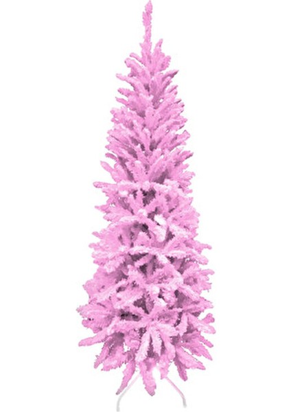 Pembe Renkli Ithal Yılbaşı Ağacı 180CM 650 Dal Pembe Renkli Metal Ayaklı