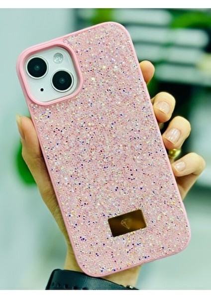Iphone 13 - 14 ve 15 Uyumlu Elmas Tasarımlı Taşlı Işıltılı Parlak Pırlanta Silikon Kılıf fiyatları