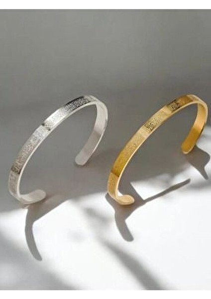 Ayetel Kürsi Bileklik Ayetel Kürsi Bileklik Paslanmaz Çelik Ayarlanabilir Erkek/kadın Bileklik