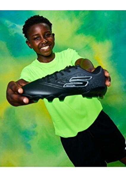 Jr Youth Tf Büyük Erkek Çocuk Siyah Krampon 252061L Bksl