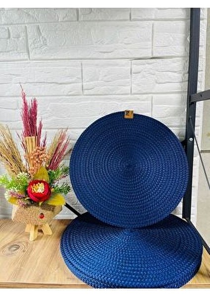 6 Adet Lacivet Jüt Supla / Amerikan Servis Lux Sunum Tabak Altlığı