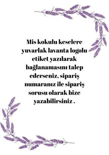 Lavanta Kesesi Kırmızı Mum Desenli 5 Adet