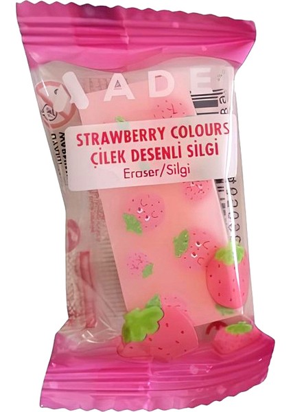 Çilek Silgi Pembe - 1 Adet