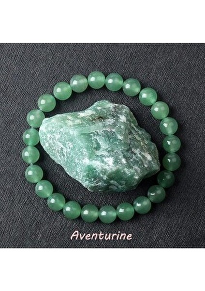 Sertifikalı Doğal Taş Bilekliklerle | Aventurin Refah Taşı