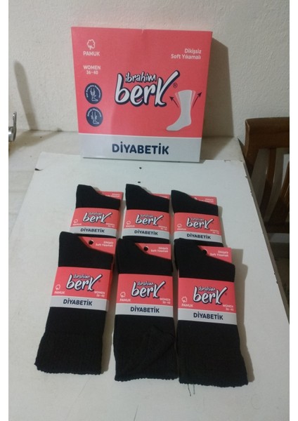 Şeker Çorabı Siyah 6 Adet ( Beden 36-40 ) Dikişsiz Soft Yıkamalı Pamuklu fiyatları