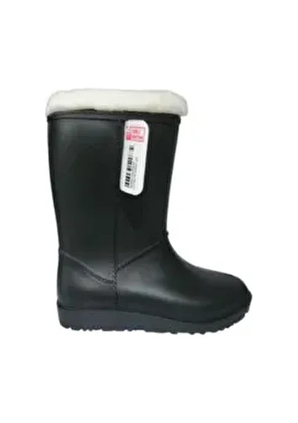 Kız Çocuk Kışlık Pvc Içi Kürklü Su Geçirmez Yağmur Çizmesi