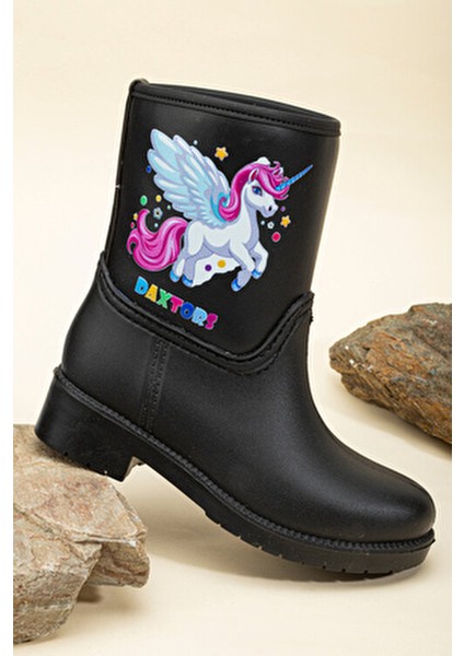 Kız Çocuk Prenses Su ve Soğuk Geçirmez Suni Deri Kar Botu Kalın Topuklu indirimleri