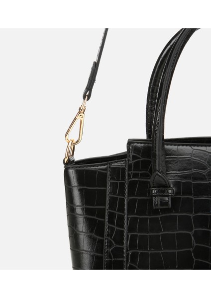 03CAH309860A100 KADIN Siyah Omuz Çantası indirimleri