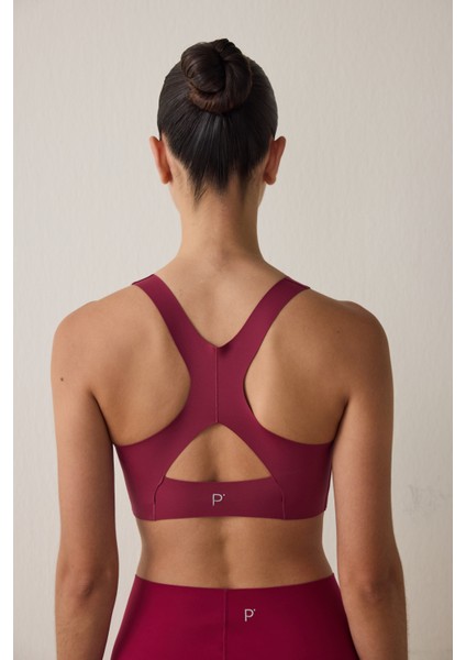 Mor Zero Feel Orta Destekli Çıkarılabilir Kaplı Spor Sütyeni fırsatları