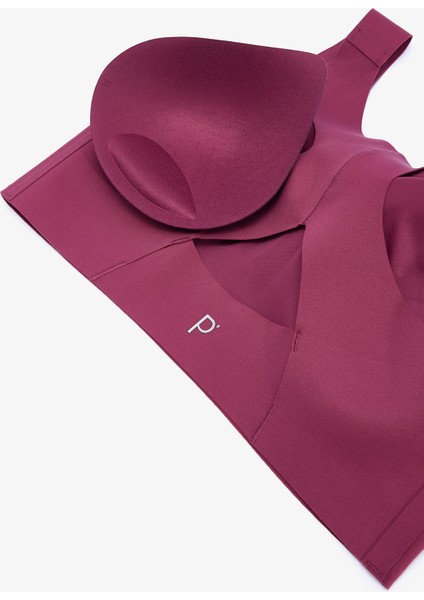 Mor Zero Feel Orta Destekli Çıkarılabilir Kaplı Spor Sütyeni