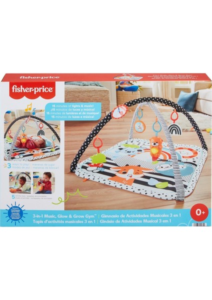 Nessiworld HBP41 Fisher-Price® Neşeli Hayvanlar 3ü1 Arada Jimnastik Merkezi