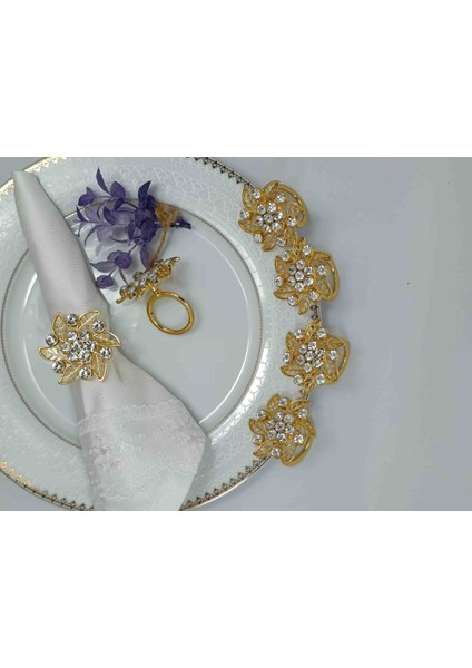 6 Lı Lüx Peçete Yüzüğü Lüx Peçete Halkası modelleri