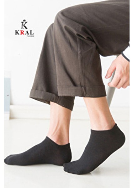 Ekonomik Bilek Boy Patik Çorap Unisex Düz Desen Yıkamalı Pamuklu 10 Çift fiyatları