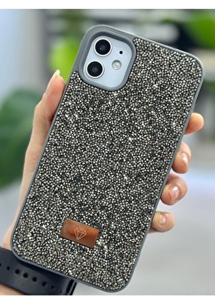 Iphone 11 Uyumlu Elmas Tasarımlı Taşlı Işıltılı Parlak Pırlanta Silikon Kılıf modelleri