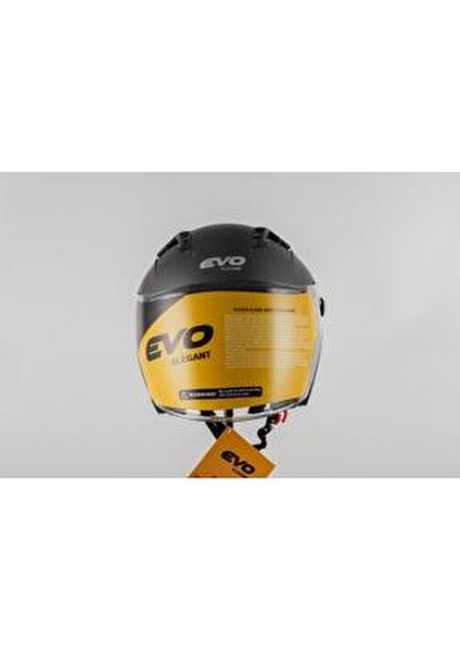 Çenesiz Yarım Kask Vizörlü Mat Gri- S