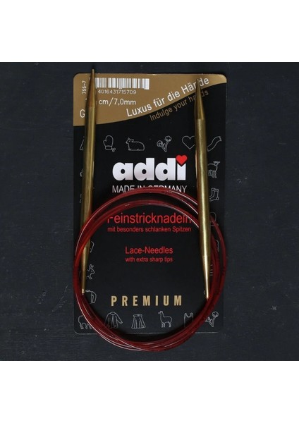 Addi 7 mm 150 cm Misinalı Dantel Şişi - 755-7