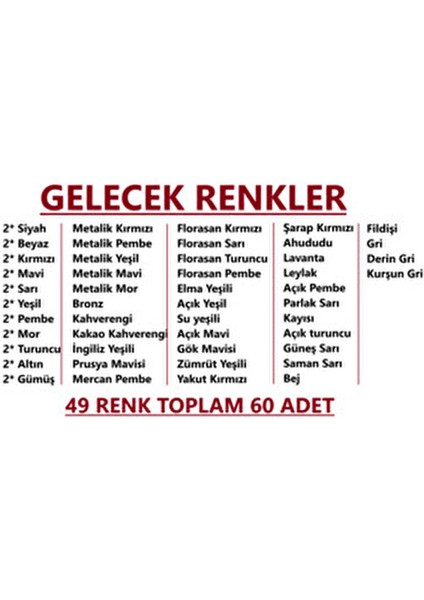 Posca 60'lı Kalem Seti 49 Renk Orta Uç 1.8-2.5 mm Ergonomik Tasarım ile Kolay Kullanım modelleri