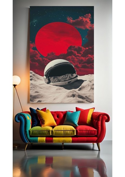 Kayıp Gezegen V1 Ev Duvar Salon Güzellik Salonu Ofis Dükkan Dekarasyon Kanvas Tablo