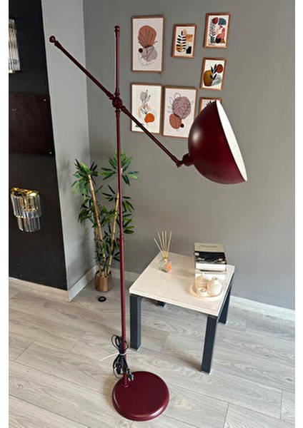 Vişne Çürüğü Lambader Hareketli Başlık Modern Dekoratif Metal Oturma Odası Çalışma Odası Zemin modelleri