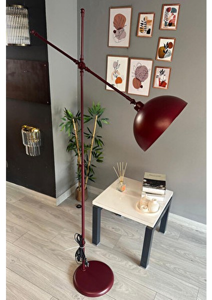 Vişne Çürüğü Lambader Hareketli Başlık Modern Dekoratif Metal Oturma Odası Çalışma Odası Zemin fırsatları