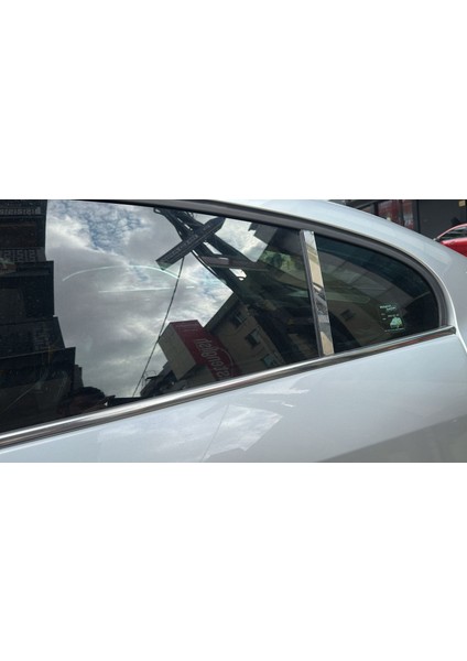 Renault Fluence 2010-2018 Uyumlu Kapı Cam Direği Kelebek 2 Parça Krom Paslanmaz Çelik Cam Direk fiyatları