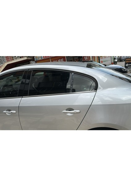Renault Fluence 2010-2018 Uyumlu Kapı Cam Direği Kelebek 2 Parça Krom Paslanmaz Çelik Cam Direk modelleri