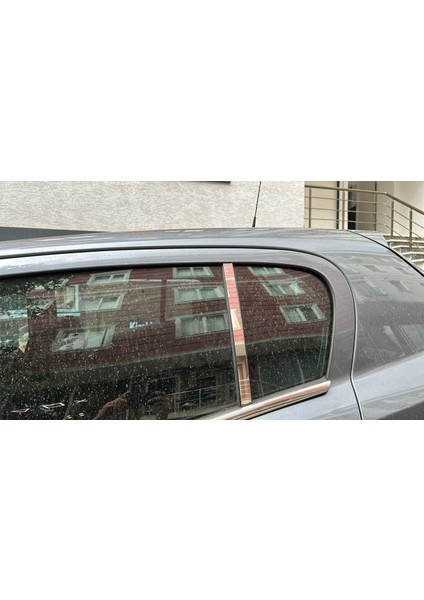 Opel Astra H Hb 2004-2012 Uyumlu Kapı Cam Direği Kelebek 2 Parça Krom Paslanmaz Çelik Cam Direk fırsatları