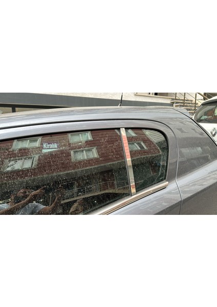 Opel Astra H Hb 2004-2012 Uyumlu Kapı Cam Direği Kelebek 2 Parça Krom Paslanmaz Çelik Cam Direk indirimleri