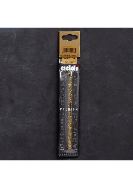 Addi Champagner 8mm 15CM Plastik Simli Yün Tığ - 4