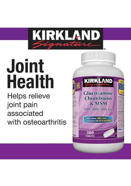 Kirkland Signature Glucosamine Chondroitin Msm fiyatları