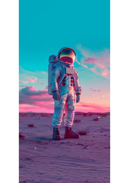 Astronot V11 Ev Duvar Salon Güzellik Salonu Ofis Dükkan Dekarasyon Kanvas Tablo fiyatları