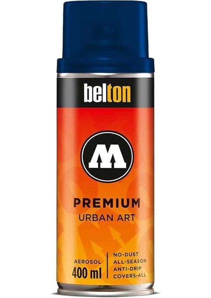 Belton Premium Sprey Boya 400 Ml. 242 Transparent Ultramarine Blue