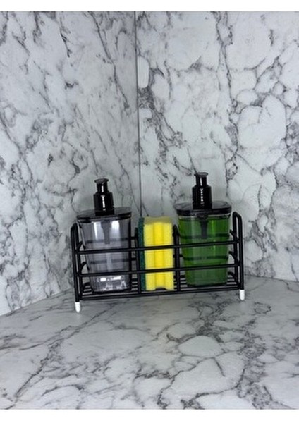Tezgah Üstü Banyo Mutfak Düzenleyici, Lavobo Yanı Organizer Siyah fiyatları