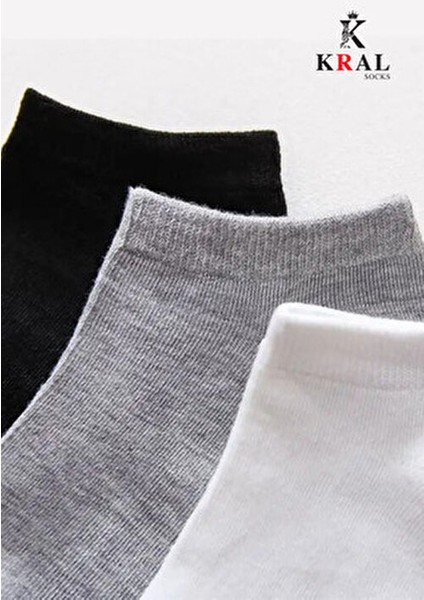 Kadın - Erkek (10 Çift ) Düz Desen Ekonomik Bilek Boy Patik Çorap indirimleri