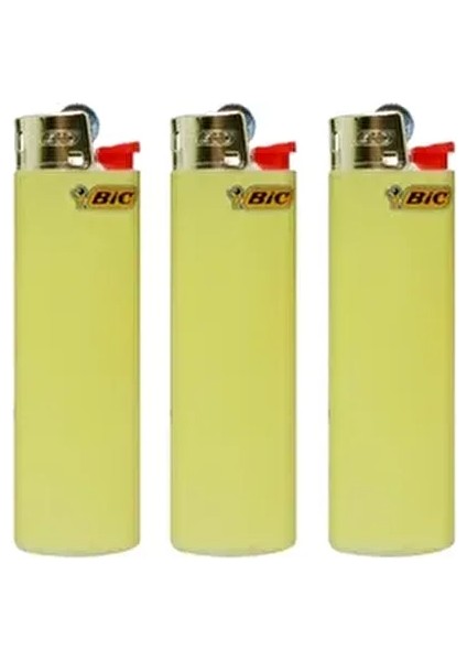 Taşlı Çakmak 3 Adet, Slim, Renk Seçenekli