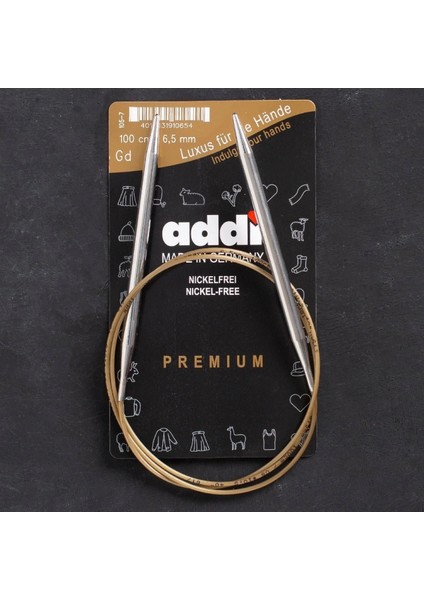 Addi 6,5mm 100CM Klasik Misinalı Şiş- 105-7
