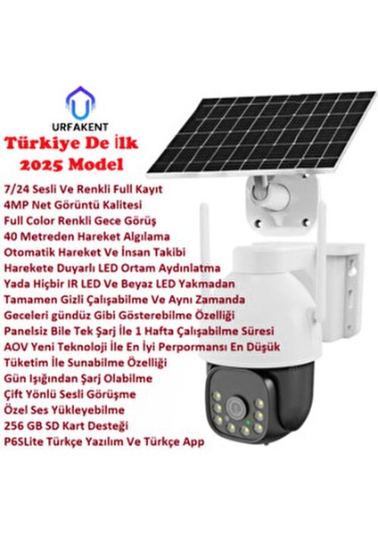 Aov 7/24 4g Solar Kamera Geceyi Gündüz Gösteren Teknoloji modelleri