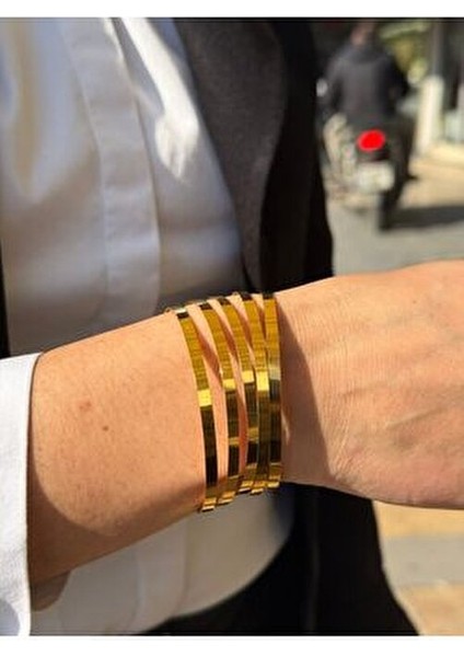 14 Ayar Altın Ray Ajda Bilezik - 6,8-7 Gram Altın Ray Bilezik - Yatırımlık Hediye Altın Bilezik fiyatları