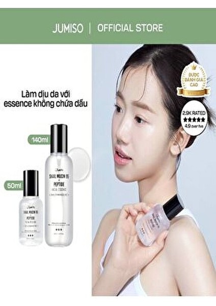 Snail Mucin 95 Peptide Facial Essence Yaşlanma Karşıtı Salyangoz ve Peptitli Öz Yüz Serumu 50ML