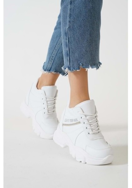 209 Cilt Gizli Topuklu Taban Sneaker Kadın Spor Ayakkabı