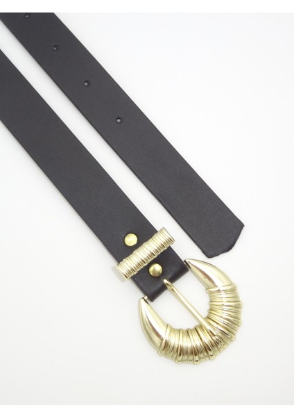 Gold Tokalı Metal Köprülü Kadın Kemer & Pantolon & Elbise & Gömlek & Ceket Kemeri fırsatları