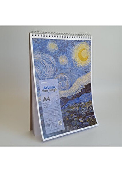 Lems Artista A4 Van Gogh A4 3lü Set Eskiz Defteri 200 Gr. Sketchbook fırsatları