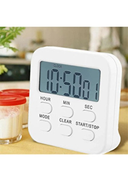 Alarmlı Dijital Öğrenci Sınav Kronometresi 24 Geri Sayım Cihazı Saat Alarm 2 Kademeli Kronometre modelleri