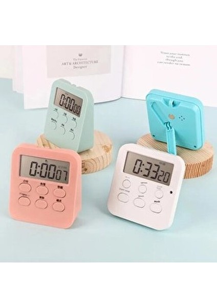 Alarmlı Dijital Öğrenci Sınav Kronometresi 24 Geri Sayım Cihazı Saat Alarm 2 Kademeli Kronometre